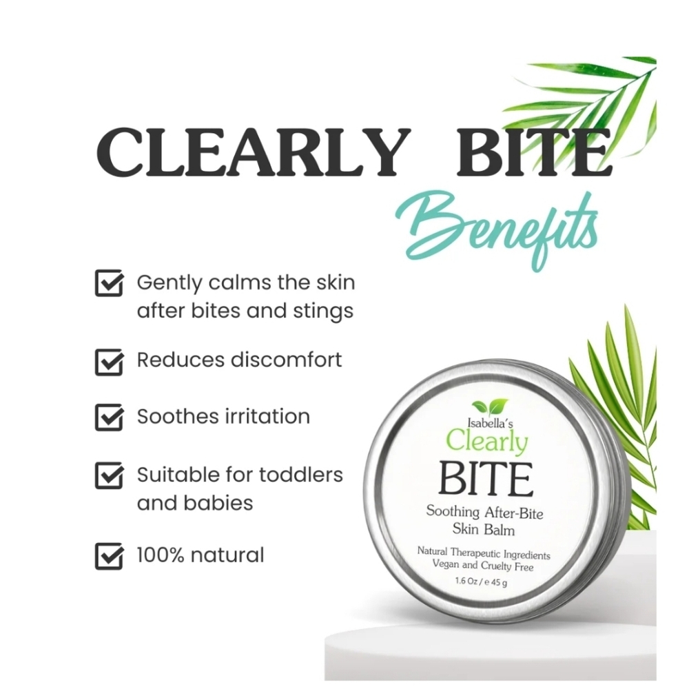 Isabella's Clearly BITE Soothing After-Bite Skin Balm (1.6) NIB - Picture 3 of 5